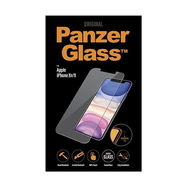 PanzerGlass Standard Super+ tempered glass for iPhone XR / 11eng