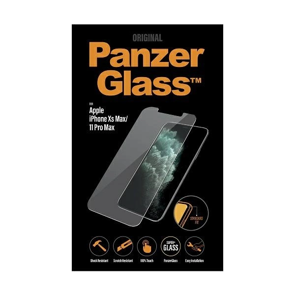 PanzerGlass Standard Super+ tempered glass for iPhone XS Max / 11 Pro Maxeng