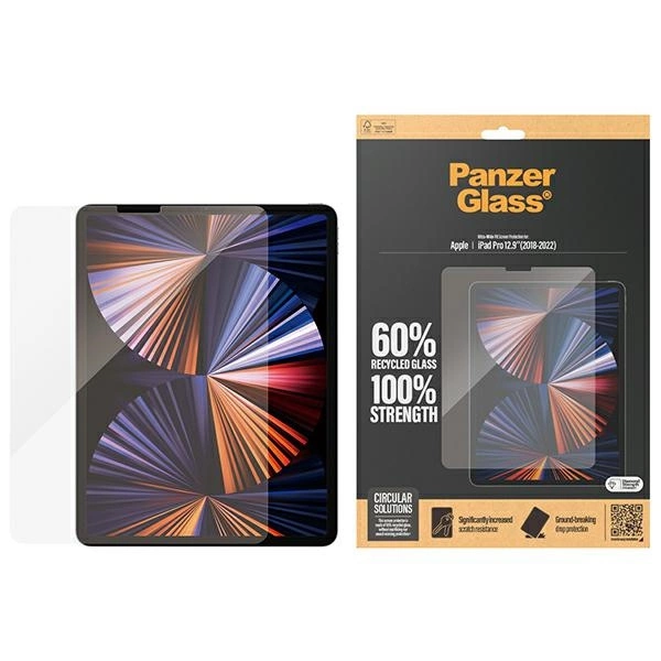 PanzerGlass Ultra-Wide Fit tempered glass for iPad Pro 12.9" 2018-2022eng