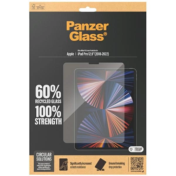 PanzerGlass Ultra-Wide Fit tempered glass for iPad Pro 12.9" 2018-2022eng