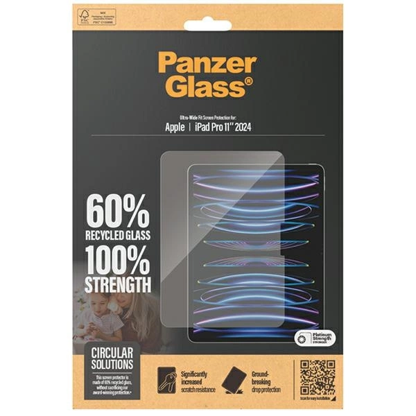 PanzerGlass Ultra-Wide Fit tempered glass for iPad Pro 11" 2024eng