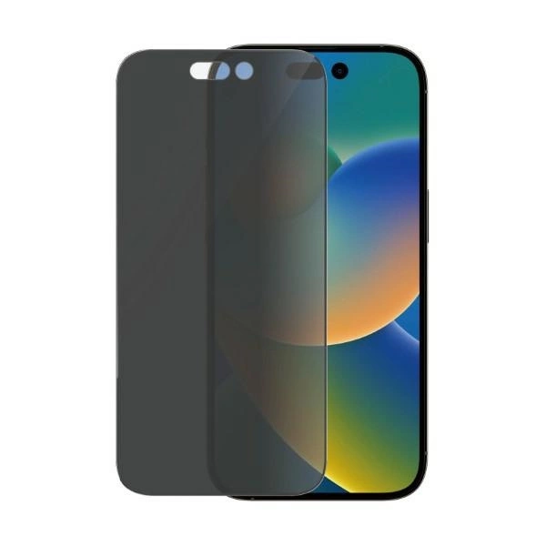 PanzerGlass Ultra-Wide Fit Tempered Glass Antibacterial Privacy with Positioner for iPhone 14 Proeng