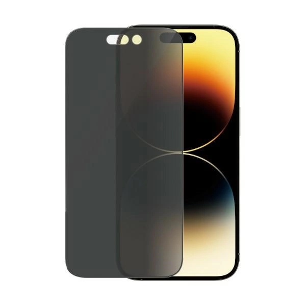 PanzerGlass Ultra-Wide Fit Antibacterial Privacy Tempered Glass for iPhone 14 Proeng