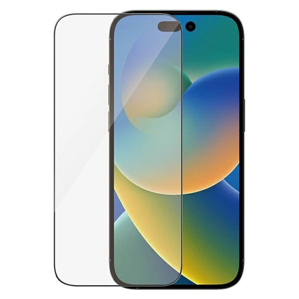 PanzerGlass Ultra-Wide Fit Antibacterial Tempered Glass with Positioner for iPhone 14 Proeng