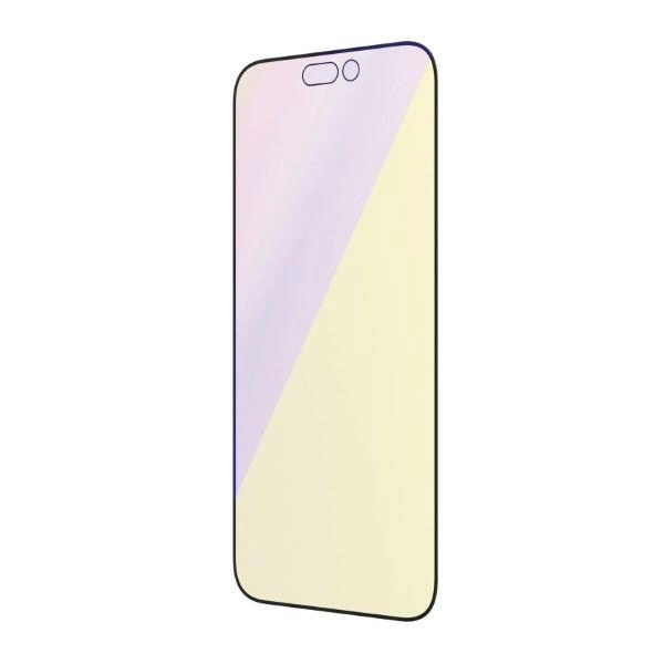 PanzerGlass Ultra-Wide Fit Antibacterial Tempered Glass with Blue Light Filter and Positioner for iPhone 14 Proeng