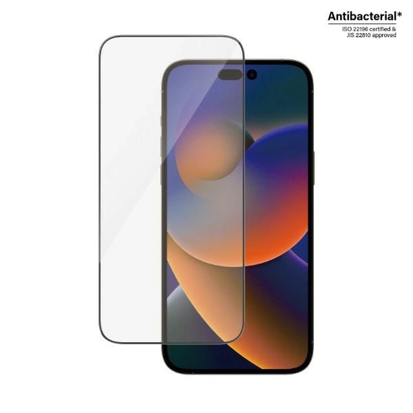 PanzerGlass Ultra-Wide Fit antibacterial tempered glass for iPhone 14 Pro Maxeng