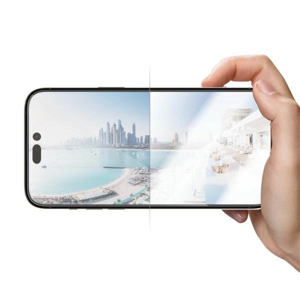 PanzerGlass Ultra-Wide Fit antibacterial tempered glass with glare filter and positioner for iPhone 14 Pro Maxeng