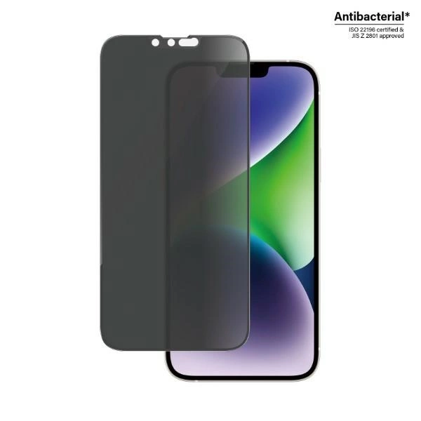 PanzerGlass Ultra-Wide Fit Tempered Glass Antibacterial Privacy for iPhone 14 Plus/13 Pro Maxeng