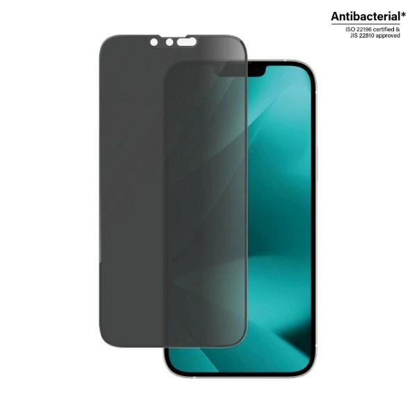 PanzerGlass Ultra-Wide Fit Tempered Glass Antibacterial Privacy for iPhone 14 Plus/13 Pro Maxeng
