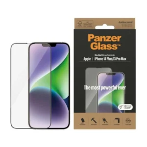 PanzerGlass Ultra-Wide Fit Antibacterial Tempered Glass for iPhone 14 Plus / 13 Pro Maxeng