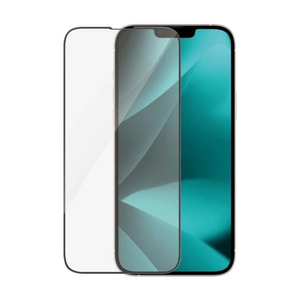 PanzerGlass Ultra-Wide Fit Antibacterial Tempered Glass with Positioner for iPhone 14 Plus / 13 Pro Maxeng