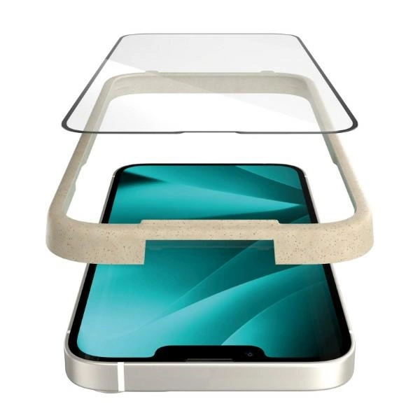 PanzerGlass Ultra-Wide Fit Antibacterial Tempered Glass with Positioner for iPhone 14 Plus / 13 Pro Maxeng