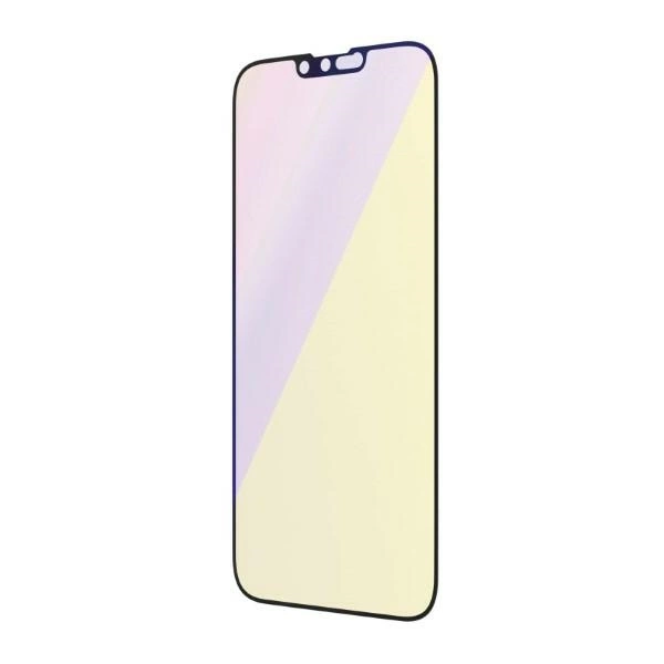PanzerGlass Ultra-Wide Fit Antibacterial Tempered Glass with Blue Light Filter and Positioner for iPhone 14 Plus / 13 Pro Maxeng