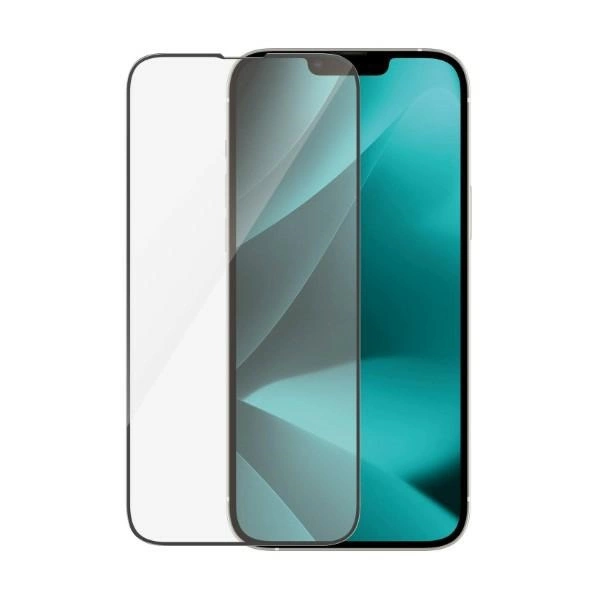 PanzerGlass Ultra-Wide Fit Antibacterial Tempered Glass with Glare Filter and Positioner for iPhone 14 Plus / 13 Pro Maxeng