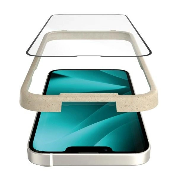 PanzerGlass Ultra-Wide Fit Antibacterial Tempered Glass with Glare Filter and Positioner for iPhone 14 Plus / 13 Pro Maxeng
