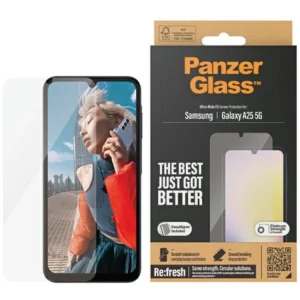 PanzerGlass Ultra-Wide Fit tempered glass for Samsung Galaxy A25 5Geng