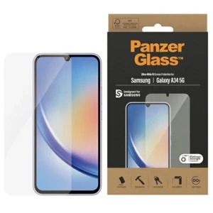 PanzerGlass Ultra-Wide Fit tempered glass for Samsung Galaxy A34 5Geng