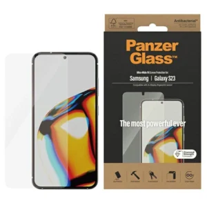 PanzerGlass Ultra-Wide Fit tempered glass for Samsung Galaxy S23eng