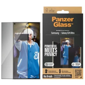 PanzerGlass Ultra-Wide Fit Privacy Tempered Glass with Positioner for Samsung Galaxy S24 Ultraeng