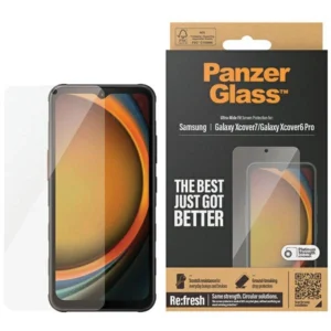 PanzerGlass Ultra-Wide Fit Tempered Glass for Samsung Galaxy Xcover7 / Xcover6 Proeng