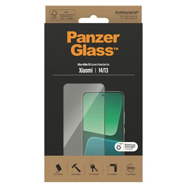 PanzerGlass Ultra-Wide Fit Tempered Glass for Xiaomi 14/13eng