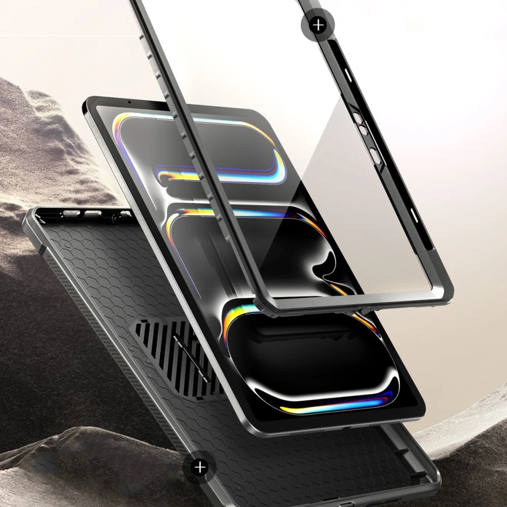 Supcase Unicorn Beetle Pro Case for iPad Pro 13" 2024 - Blackeng