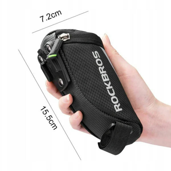 Rockbros C28 bicycle bag under the saddle - blackeng