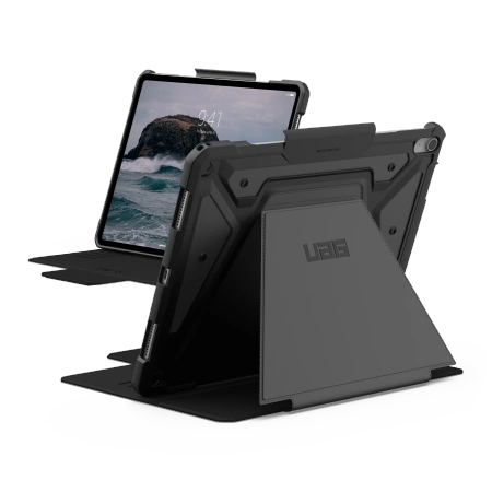 167930_2 UAG Metropolis SE case for iPad Air 13" 2024 with Apple Pencil holder - blackeng