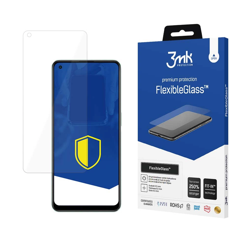 Hybrid glass 3mk FlexibleGlass™ on Oppo Reno 8 Lite 5Geng