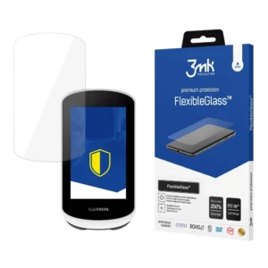 3mk FlexibleGlass™ hybrid glass on Garmin Edge Explore 2eng