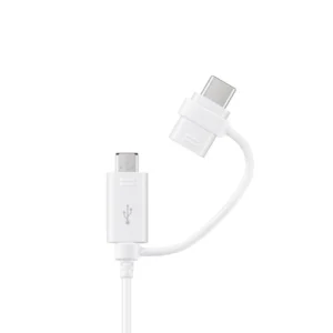 Samsung Combo EP-DG930DWEGWW Cable USB-A / micro USB - USB-C 1.5m - whiteeng