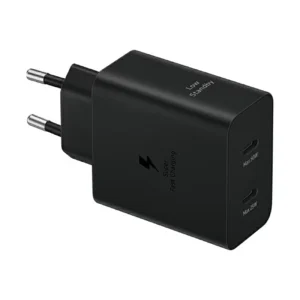 Samsung Power Adapter Duo EP-T5020XBEGEU network charger 2x USB-C 50W - blackeng