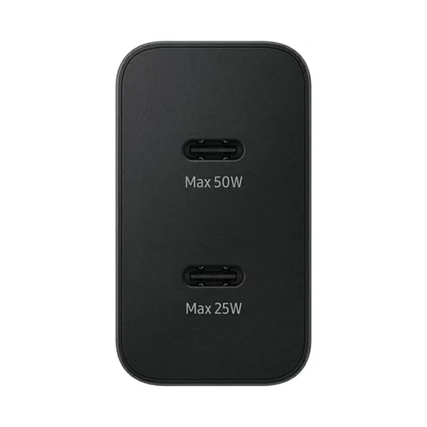 Samsung Power Adapter Duo EP-T5020XBEGEU network charger 2x USB-C 50W - blackeng