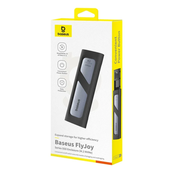 Baseus FlyJoy M.2 NVMe 10Gb/s SSD Caddy - Grayeng