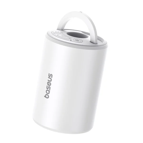 Baseus PocketGo Pro tourist pump with air deflation function and LED flashlight - whiteeng