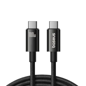 Baseus Tungsten Gold USB-C 3.2 / USB-C 3.2 cable 100W 4K 60Hz 1.5m - blackeng