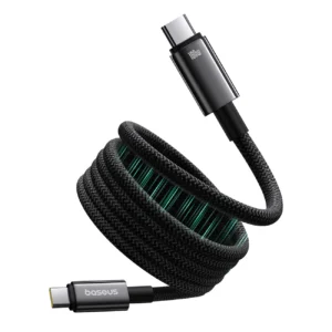 Baseus Tungsten Gold magnetic USB-C / USB-C cable 100W 1m - blackeng