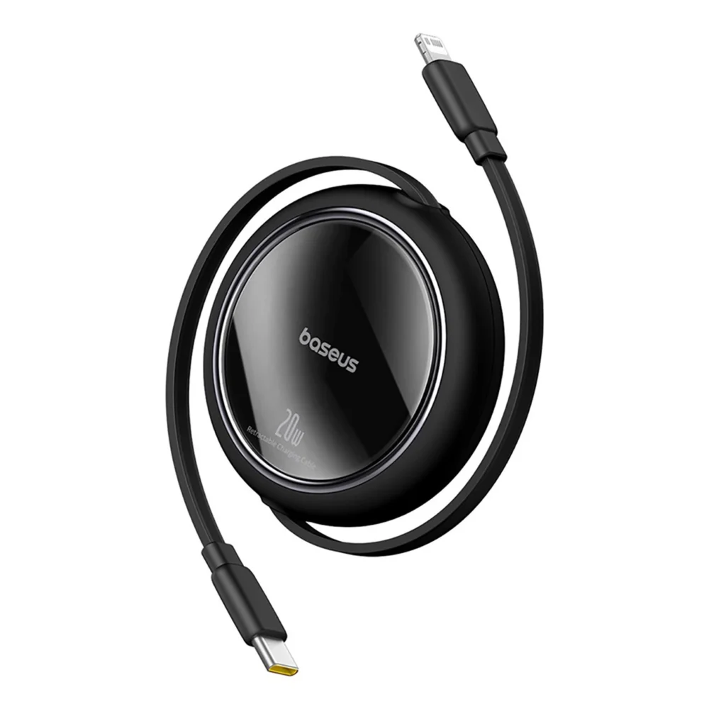Baseus Free2Pull Cable Retractable USB-C / Lightning 20W 1m - Blackeng