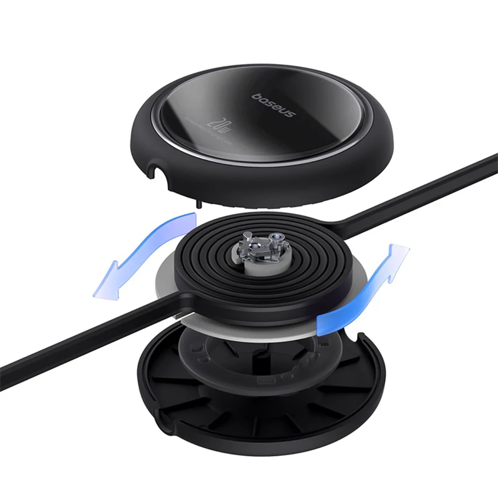 Baseus Free2Pull Cable Retractable USB-C / Lightning 20W 1m - Blackeng