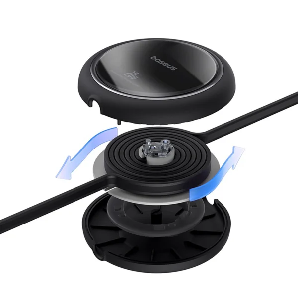Baseus Free2Pull Cable Retractable USB-C / Lightning 20W 1m - Blackeng