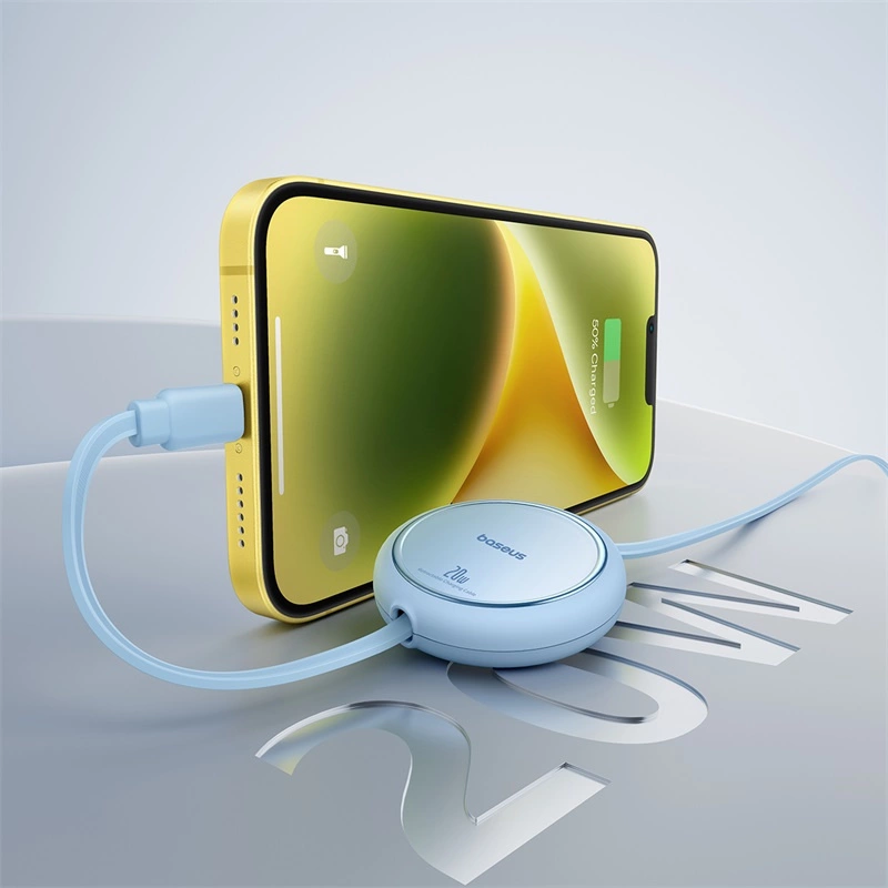 Baseus Free2Pull Cable Retractable USB-C / Lightning 20W 1m - Blueeng