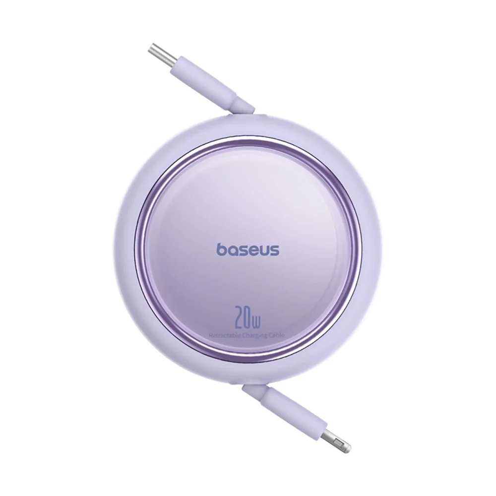 Baseus Free2Pull Cable Retractable USB-C / Lightning 20W 1m - Purpleeng