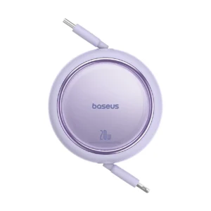 Baseus Free2Pull Cable Retractable USB-C / Lightning 20W 1m - Purpleeng
