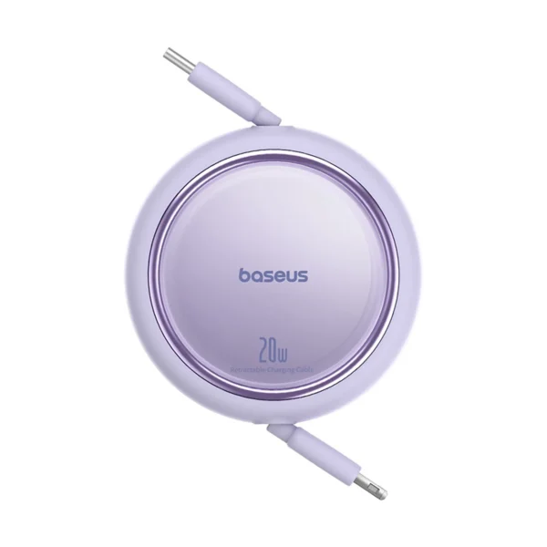 Baseus Free2Pull Cable Retractable USB-C / Lightning 20W 1m - Purpleeng
