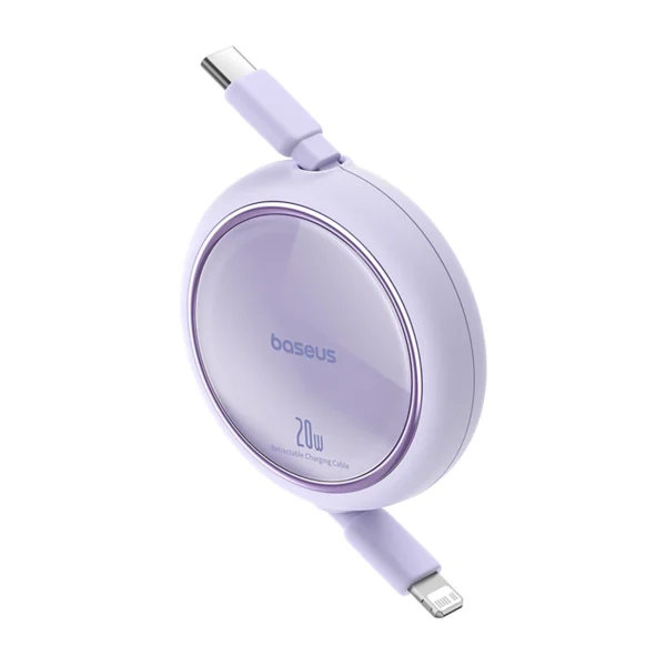 Baseus Free2Pull Cable Retractable USB-C / Lightning 20W 1m - Purpleeng