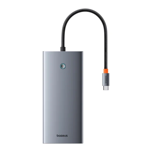 HUB Baseus PortalJoy Series 13in1 USB-C - 2x HDMI / DP / VGA / USB-A 3.1 / USB-C 3.1 / USB-A 2.0 / PD / RJ45 / SD / TF / AUX - grayeng