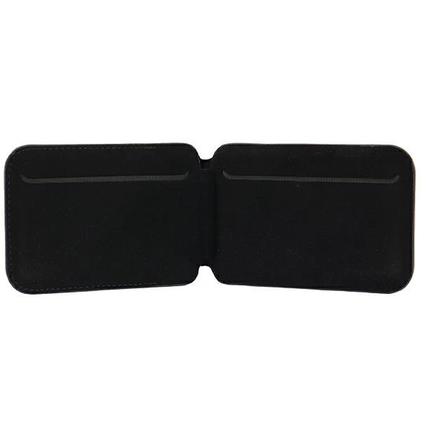 Audi Leather Wallet Card MagSafe magnetic with stand - blackeng