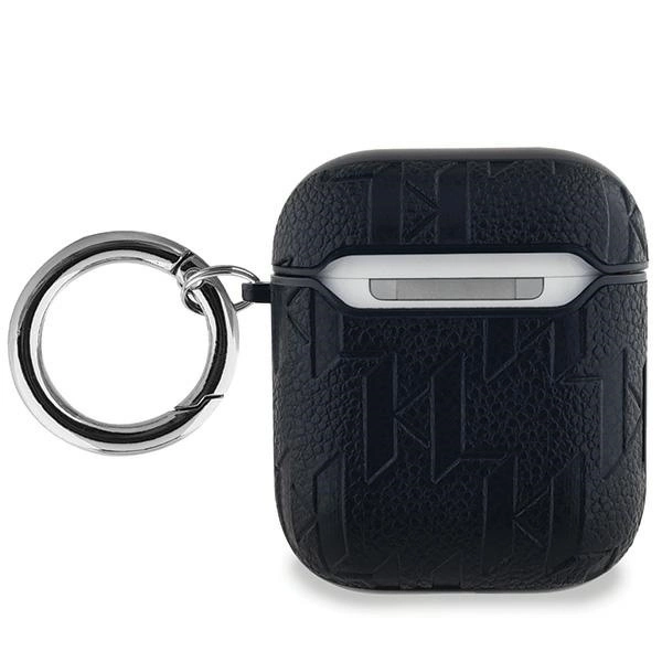 Karl Lagerfeld Monogram Choupette Head case for AirPods 1 / 2 - blackeng