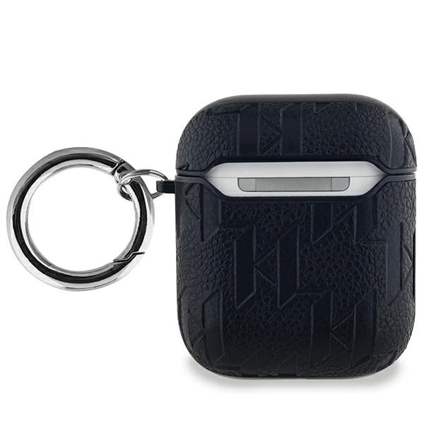 Karl Lagerfeld Monogram Karl Head case for AirPods 1 / 2 - blackeng