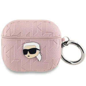 Karl Lagerfeld Monogram Karl Head case for AirPods 3 - pinkeng